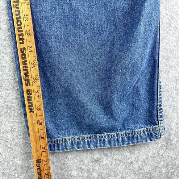 VTG Pepe Bareback Jeans Womens 29 Wide Leg High Rise 90s Y2K Grunge Made in USA* - Picture 15 of 16